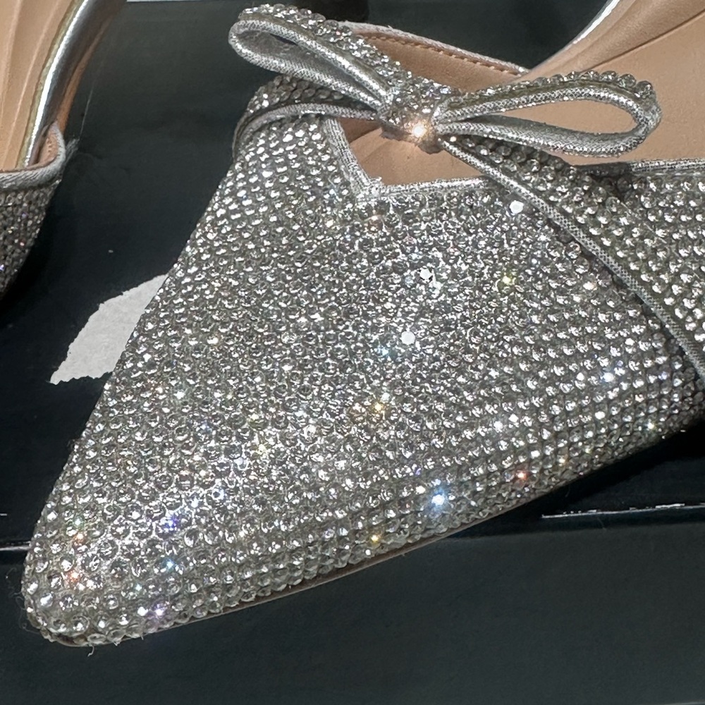 💎 NIB I.N.C. Women’s Heels - Size 7.5M - Silver Crystal (GELSEY3F SLVR CRYS) 💎